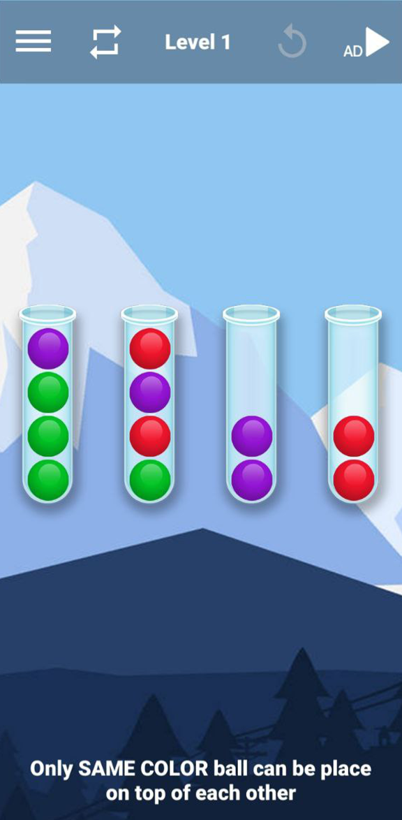 Ball Sort Puzzle Screenshot 3
