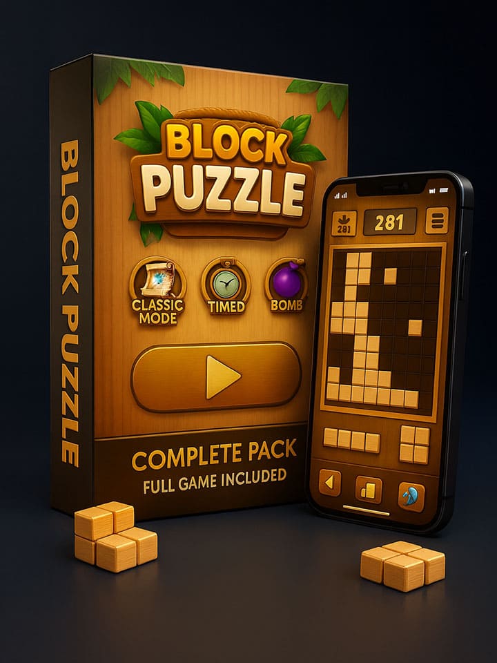 Gotowy szablon Block Puzzle Unity