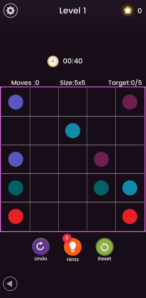 Color Link Screenshot — Zeitmodus