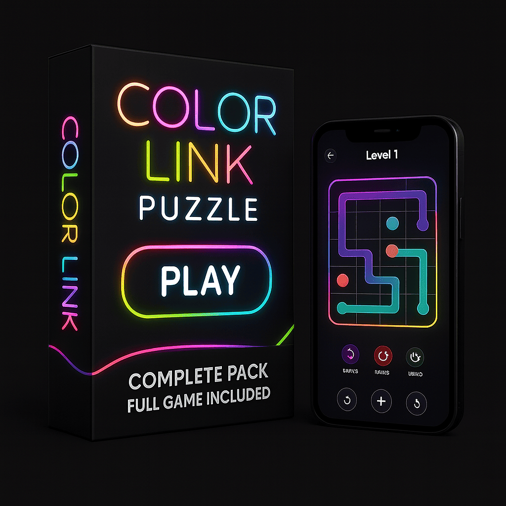 Color Link Puzzle Vorlage