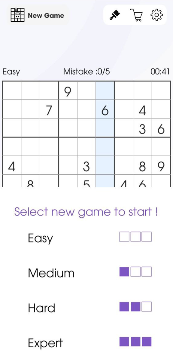 Sudoku Screenshot — Notizen (Pencil Marks)